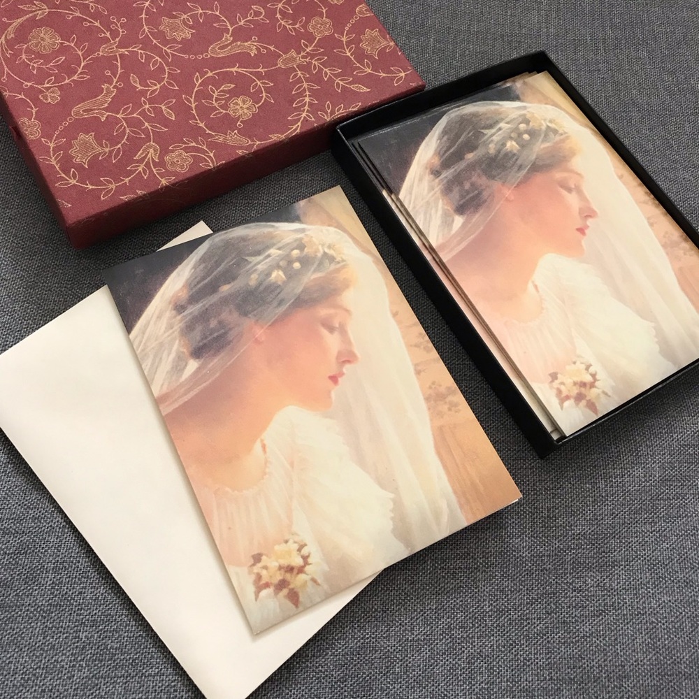 Elegant Bridal Greeting Cards Set - Picture 3 of 4